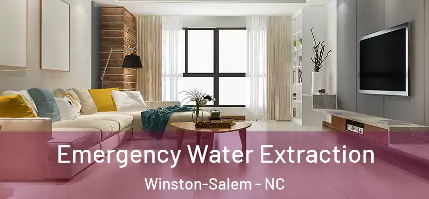  Emergency Water Extraction Winston-Salem - NC