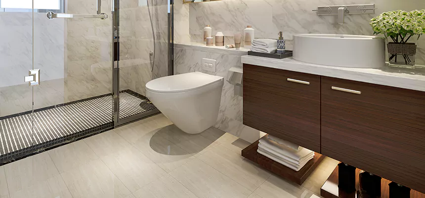 Burst Pipe Bathroom Cleanup in Winston-Salem