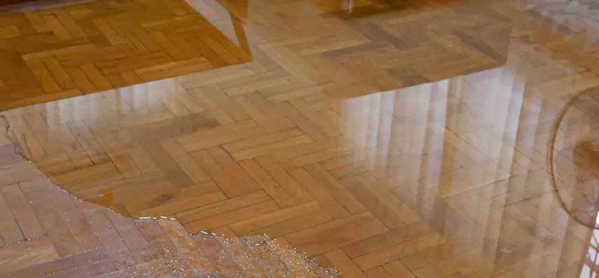 Laminate Wood Floor Water Damage Repair in Winston-Salem